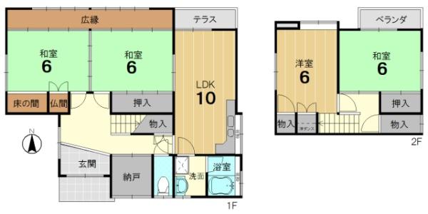 野洲市冨波甲の中古一戸建