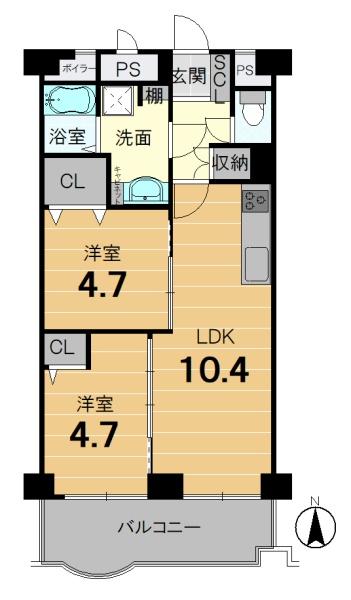 吉祥院ガーデンハイツE棟