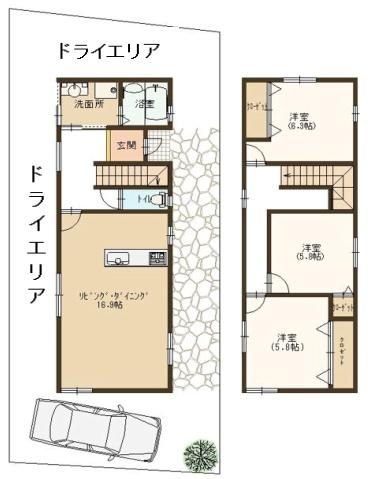 京都市右京区宇多野御池町の新築一戸建