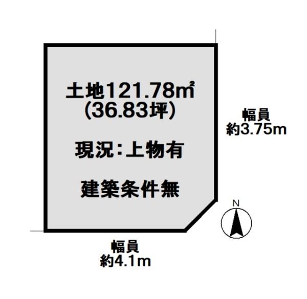 京都市右京区太秦棚森町の売土地