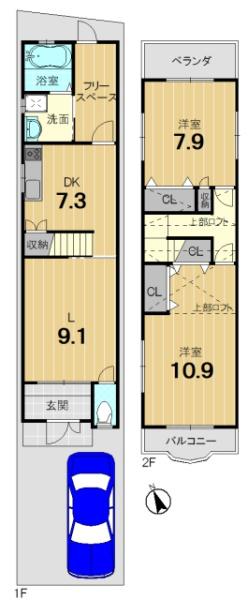 京都市右京区西京極中沢町の中古一戸建