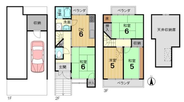 京都市右京区太秦朱雀町の中古一戸建