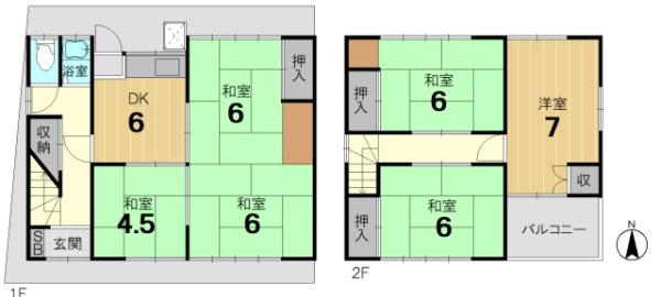 京都市右京区太秦安井北御所町の中古一戸建