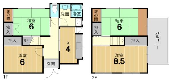 京都市右京区嵯峨苅分町の中古一戸建