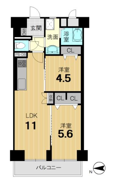 五条ローズハイツＡ棟