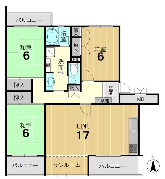 嵐山ロイアルハイツ５号棟