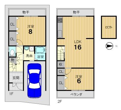京都市西京区山田葉室町の中古一戸建