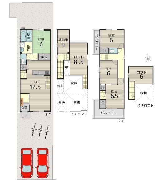 京都市西京区上桂前川町の新築一戸建