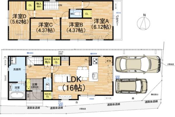 京都市右京区太秦安井辰巳町の新築一戸建