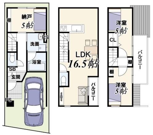 京都市右京区嵯峨野芝野町の新築一戸建