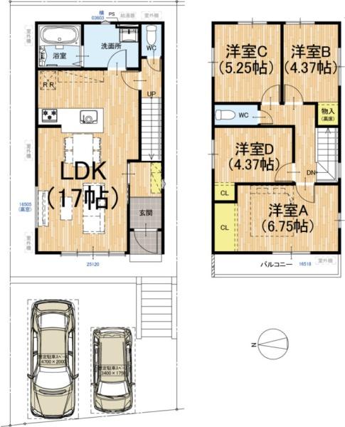 向日市寺戸町新田の新築一戸建