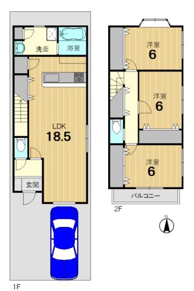 京都市伏見区桃山町大島の中古一戸建