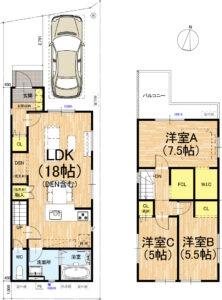 京都市右京区嵯峨野南浦町の新築一戸建