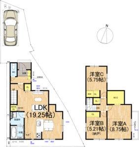 京都市右京区嵯峨野南浦町の新築一戸建