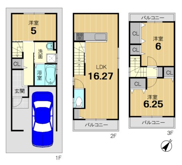 京都市右京区西京極西向河原町の新築一戸建