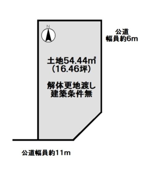 京都市右京区西院西平町の売土地