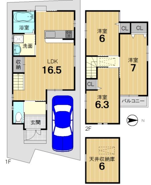 京都市西京区下津林楠町の新築一戸建