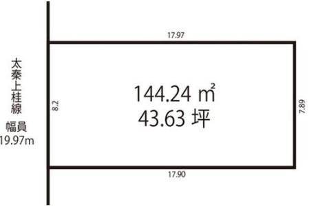 京都市右京区梅津高畝町の売土地