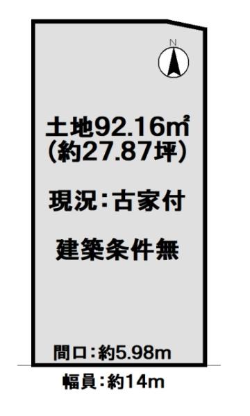 京都市伏見区西大手町の売土地