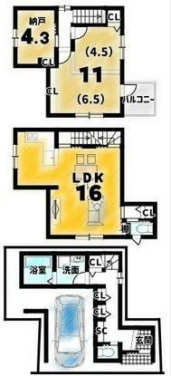 京都市右京区太秦安井藤ノ木町の新築一戸建
