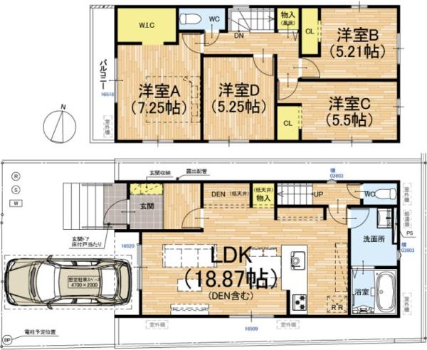 京都市伏見区日野西大道町の新築一戸建