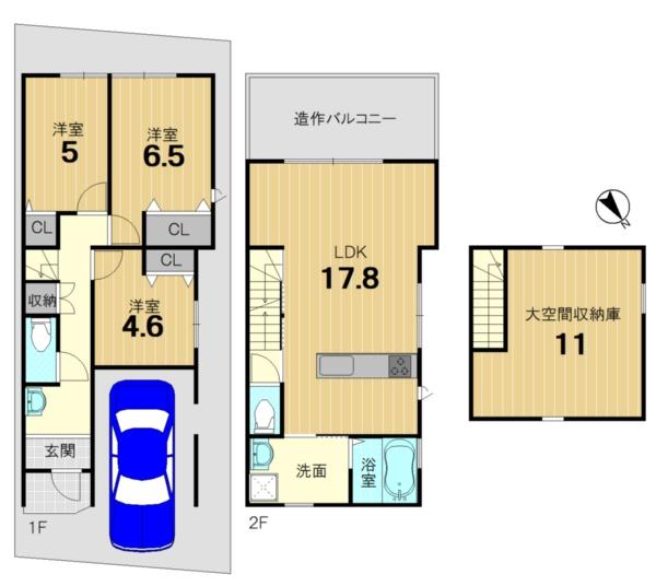 京都市右京区嵯峨野開町の新築一戸建