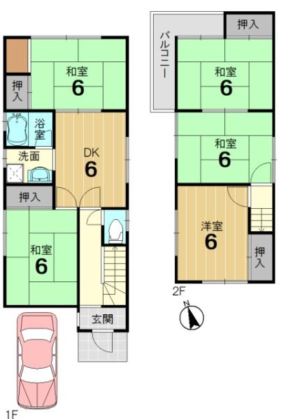 京都市西京区桂巽町の中古一戸建
