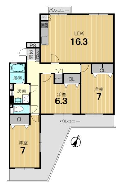 境谷西第２住宅団地１６号棟