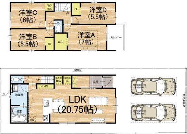 京都市伏見区向島庚申町の新築一戸建