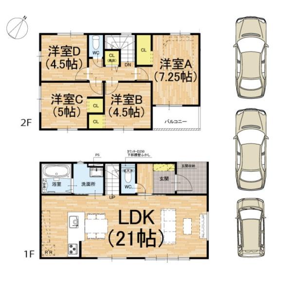 京都市西京区山田北ノ町の新築一戸建