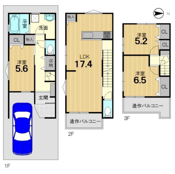 京都市右京区西京極大門町の新築一戸建