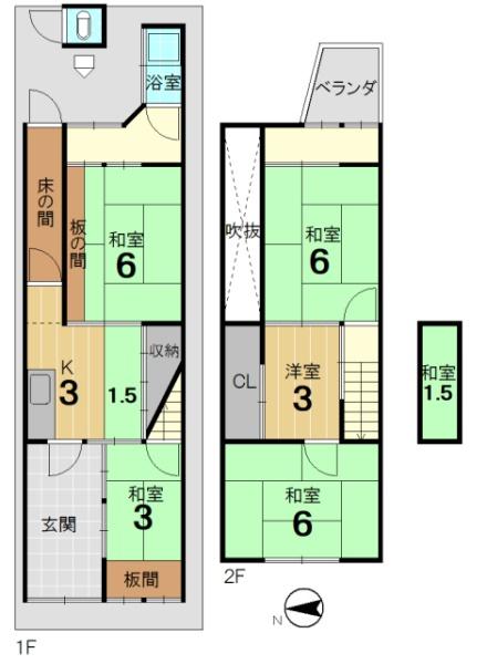 京都市下京区富田町の中古一戸建