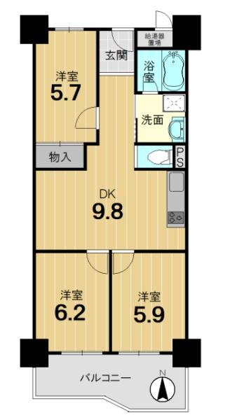 桂川ハイツ1号館