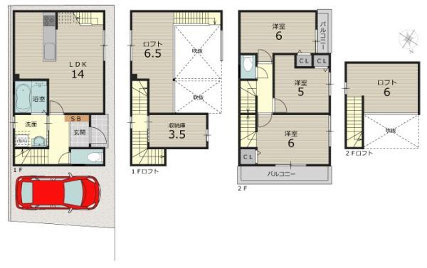 京都市伏見区羽束師鴨川町の売土地