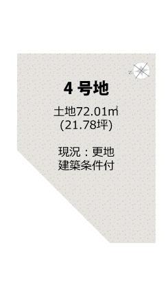 京都市伏見区羽束師鴨川町の土地(間取り)