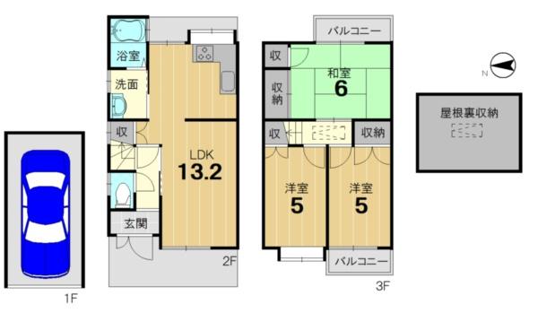 京都市右京区嵯峨野六反田町の中古一戸建