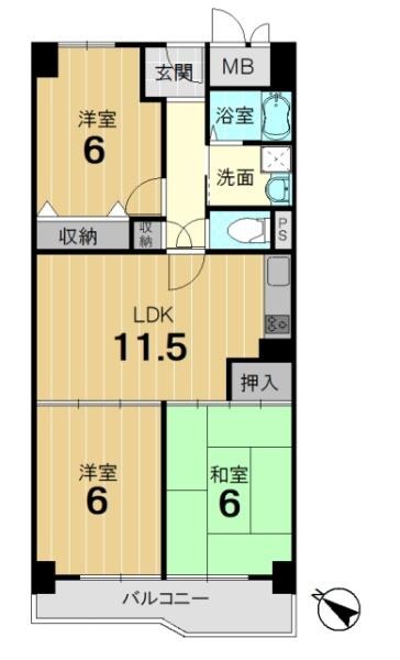 桂川ハイツ５号館