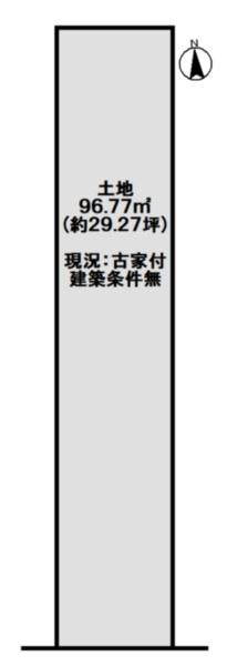 京都市右京区梅津堤下町の売土地