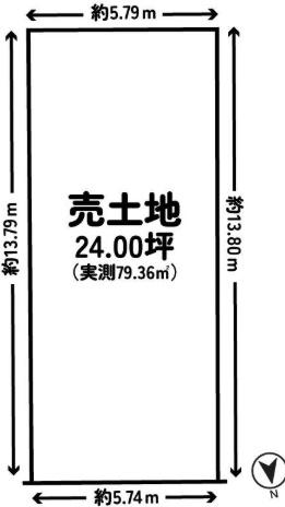 京都市右京区嵯峨新宮町の売土地