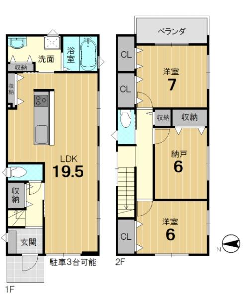 京都市西京区川島三重町の新築一戸建