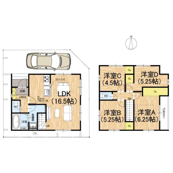 京都市伏見区向島立河原町の新築一戸建