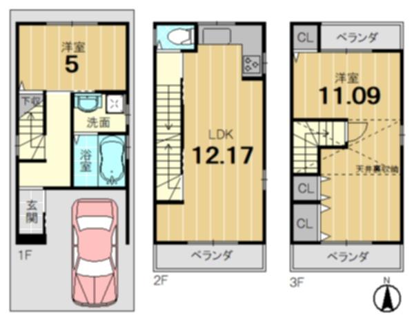 京都市右京区西京極畑田町の中古一戸建