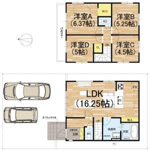 京都市西京区大原野上里男鹿町の新築一戸建