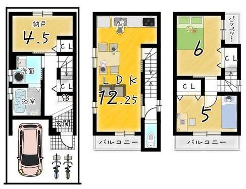 京都市南区久世中久世町３丁目の土地