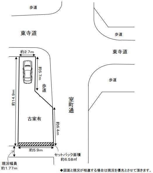 京都市南区東九条中殿田町の売土地
