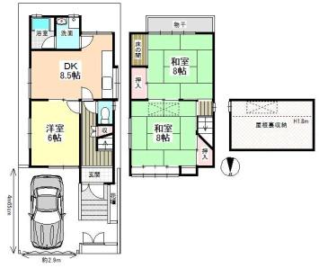 京都市右京区嵯峨大覚寺門前堂ノ前町の中古一戸建