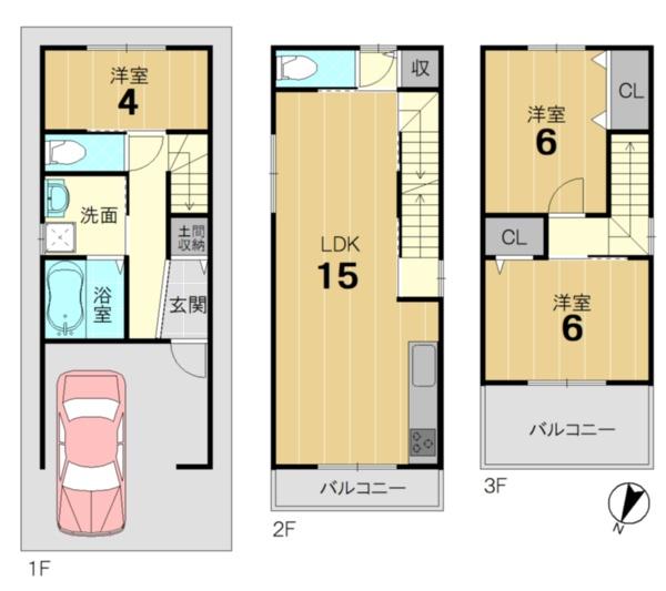 京都市右京区嵯峨中又町の新築一戸建