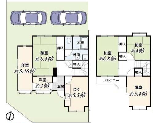 京都市西京区大原野西境谷町３丁目の中古テラスハウス