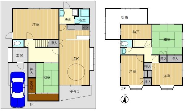 京都市西京区大枝西新林町１丁目の中古一戸建て