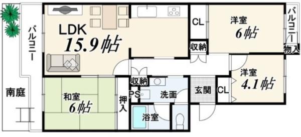 境谷西第２住宅団地１７棟